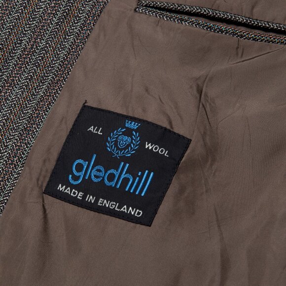 Hoff (Germany) 80s Vintage, Gledhill, Woolmark, Herringbone Weave - Picture 5 of 11